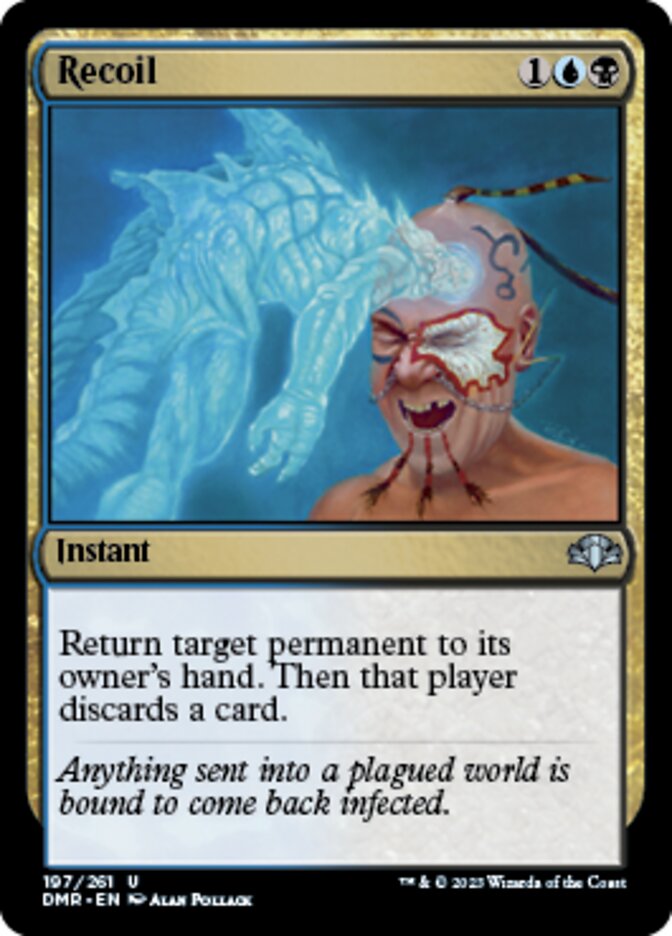 Recoil [Dominaria Remastered] Magic: The Gathering