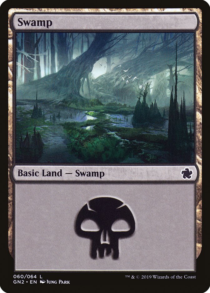 Swamp (60) [Game Night 2019] Magic: The Gathering