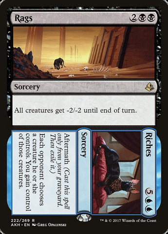 Rags // Riches [Amonkhet] Magic: The Gathering
