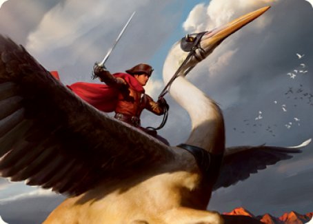 Rem Karolus, Stalwart Slayer Art Card [Innistrad: Midnight Hunt Art Series] Magic: The Gathering