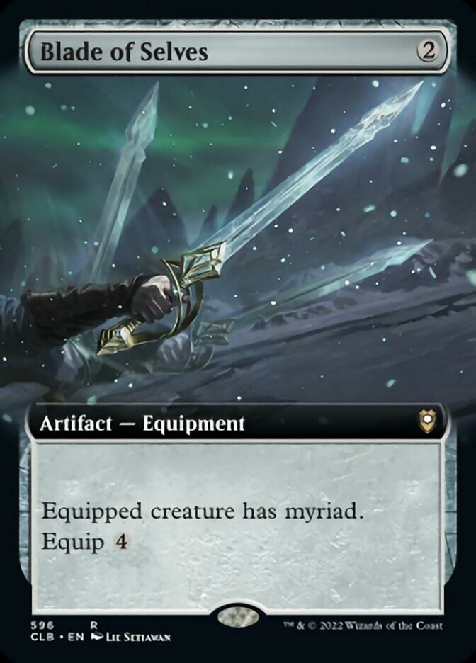 Blade of Selves (Extended Art) [Commander Legends: Battle for Baldur's Gate] Magic: The Gathering