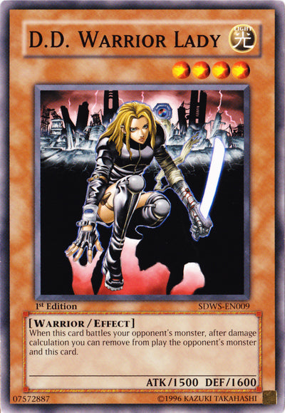 D.D. Warrior Lady [SDWS-EN009] Common Yu-Gi-Oh!