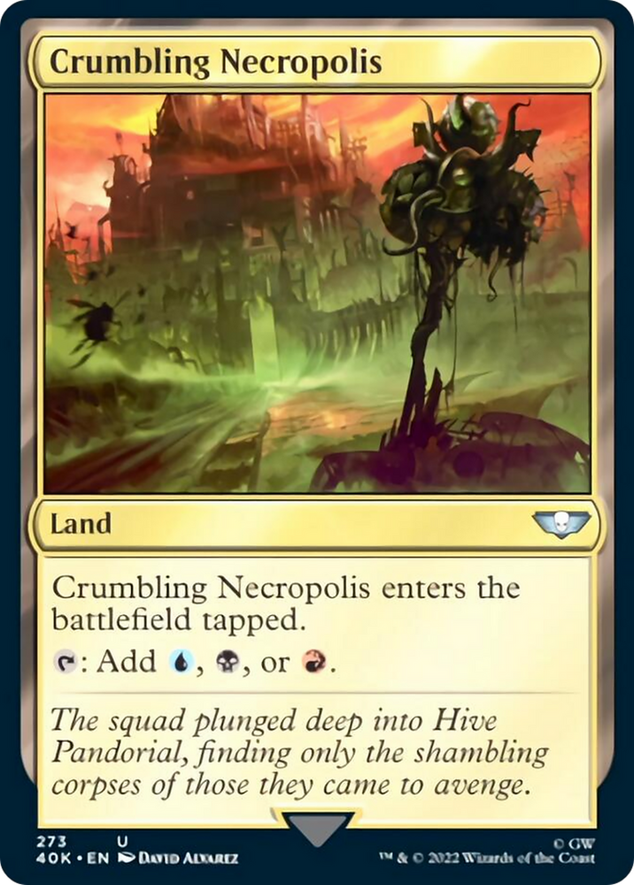 Crumbling Necropolis [Warhammer 40,000] Magic: The Gathering