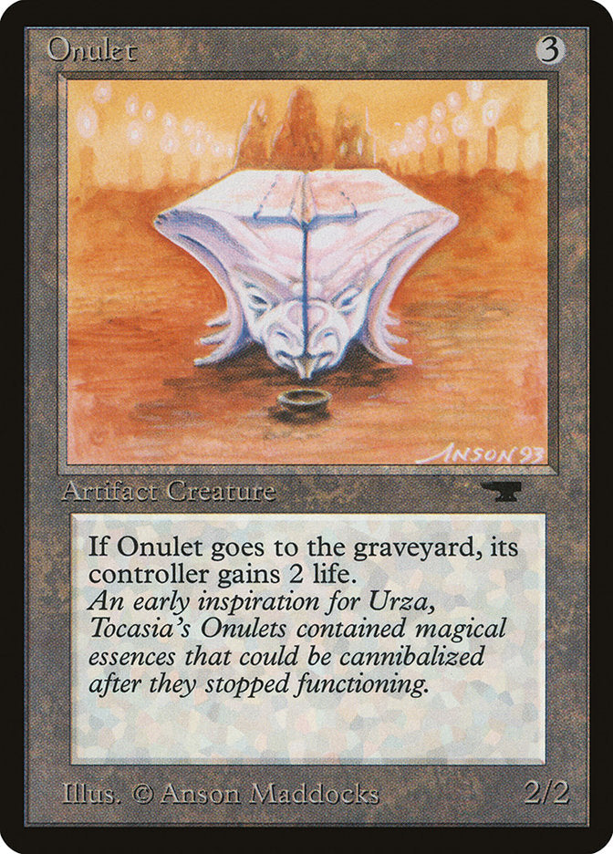 Onulet [Antiquities] Magic: The Gathering