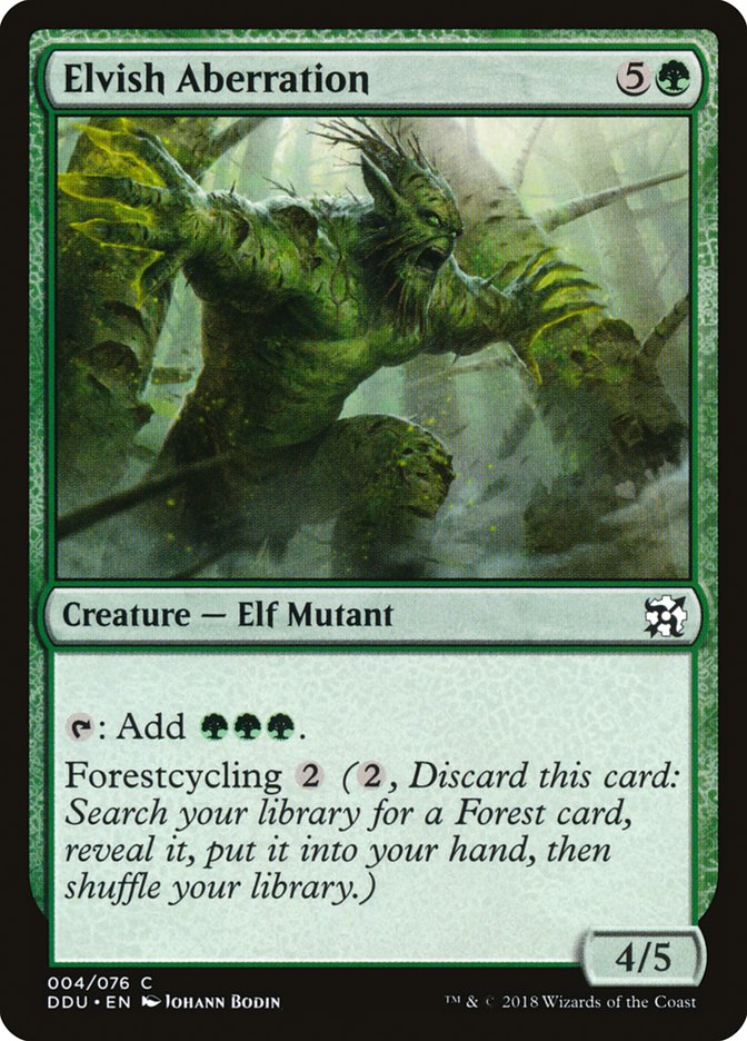 Elvish Aberration [Duel Decks: Elves vs. Inventors] Magic: The Gathering
