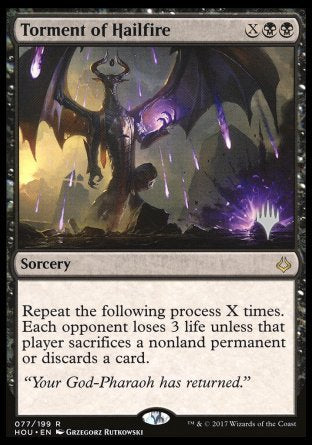 Torment of Hailfire (Promo Pack) [Dungeons & Dragons: Adventures in the Forgotten Realms Promos] Magic: The Gathering