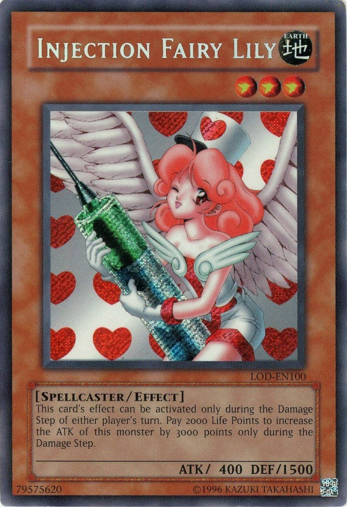 Injection Fairy Lily [LOD-EN100] Secret Rare Yu-Gi-Oh!