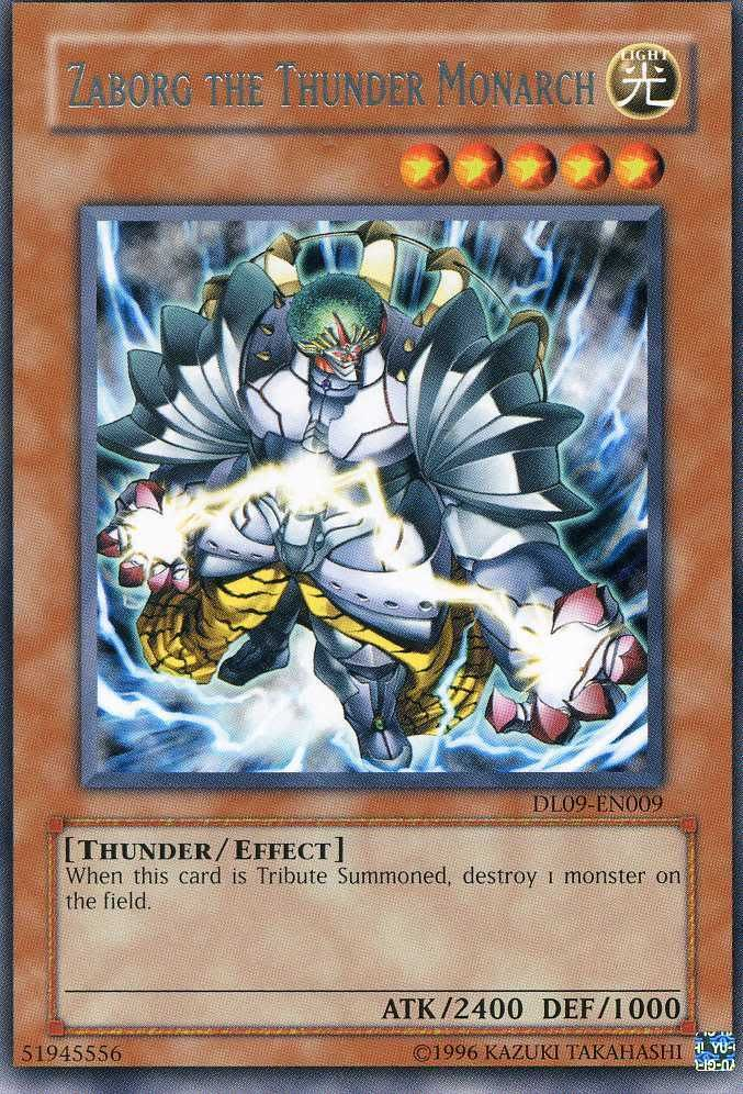 Zaborg the Thunder Monarch (Silver) [DL09-EN009] Rare Yu-Gi-Oh!