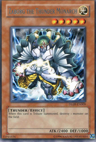 Zaborg the Thunder Monarch (Silver) [DL09-EN009] Rare Yu-Gi-Oh!