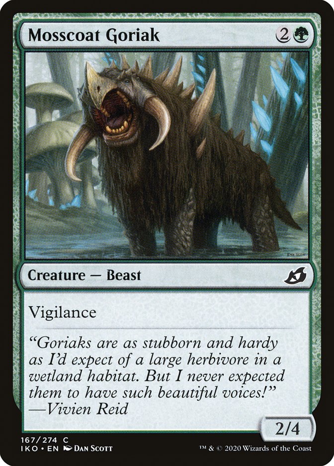 Mosscoat Goriak [Ikoria: Lair of Behemoths] Magic: The Gathering