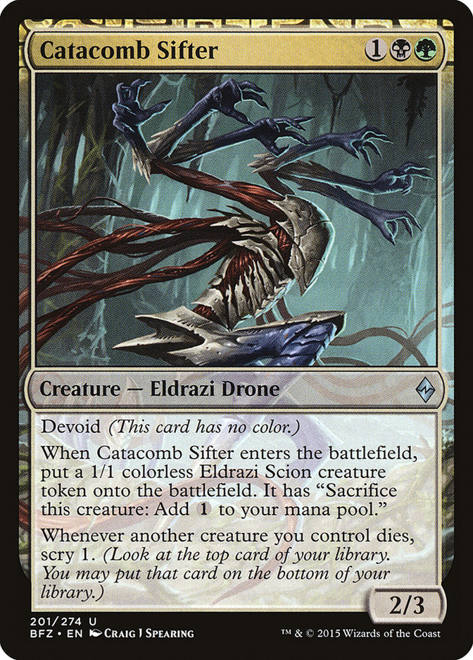Catacomb Sifter [Battle for Zendikar] Magic: The Gathering