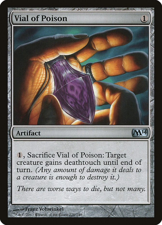 Vial of Poison [Magic 2014] Magic: The Gathering