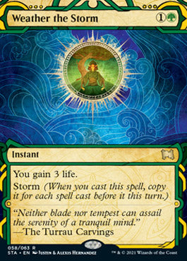 Weather the Storm (Foil Etched) [Strixhaven: School of Mages Mystical Archive] Magic: The Gathering