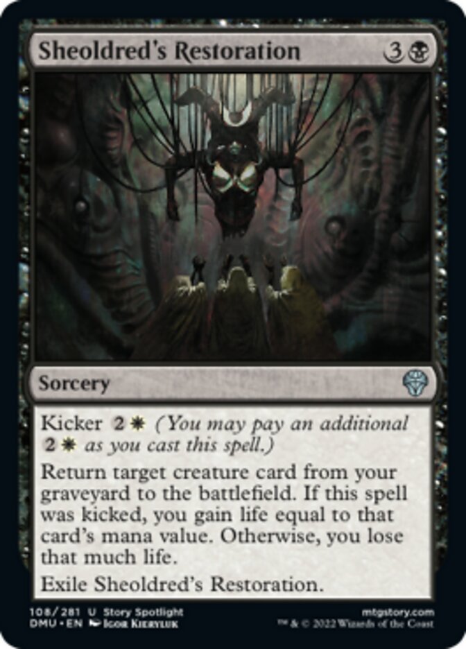 Sheoldred's Restoration [Dominaria United] Magic: The Gathering