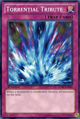 Torrential Tribute [SDRE-EN036] Common Yu-Gi-Oh!