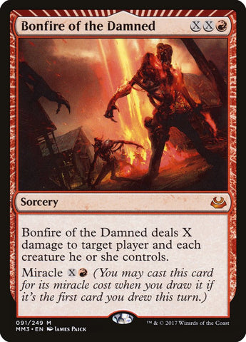 Bonfire of the Damned [Modern Masters 2017] Magic: The Gathering