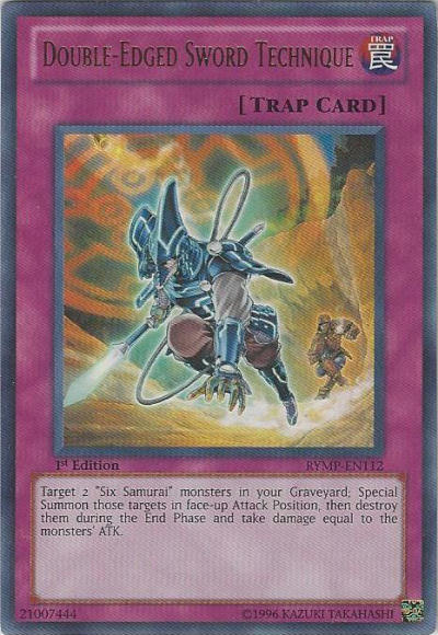 Double-Edged Sword Technique [RYMP-EN112] Ultra Rare Yu-Gi-Oh!