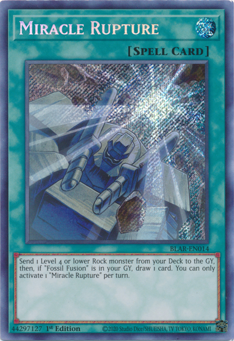 Miracle Rupture [BLAR-EN014] Secret Rare Yu-Gi-Oh!