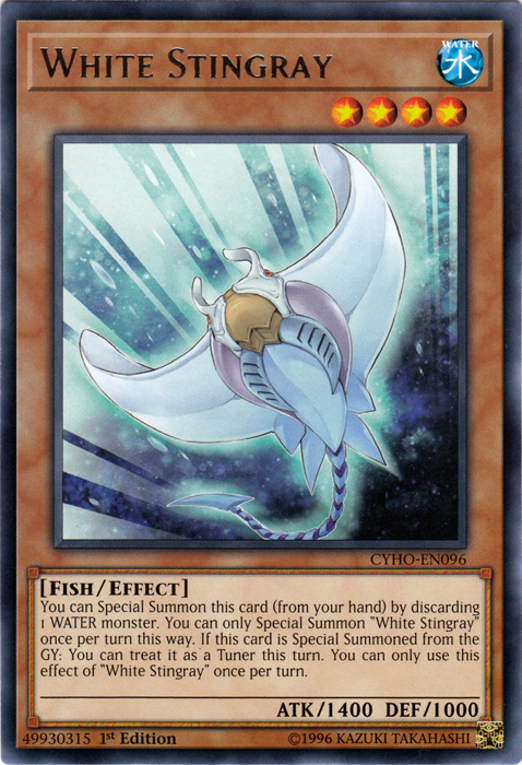 White Stingray [CYHO-EN096] Rare Yu-Gi-Oh!