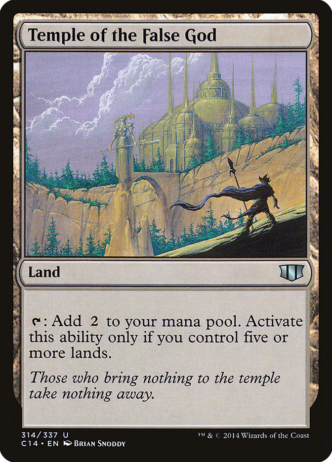 Temple of the False God [Commander 2014] Magic: The Gathering