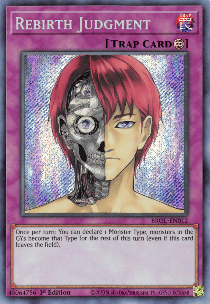 Rebirth Judgment [BROL-EN012] Secret Rare Yu-Gi-Oh!