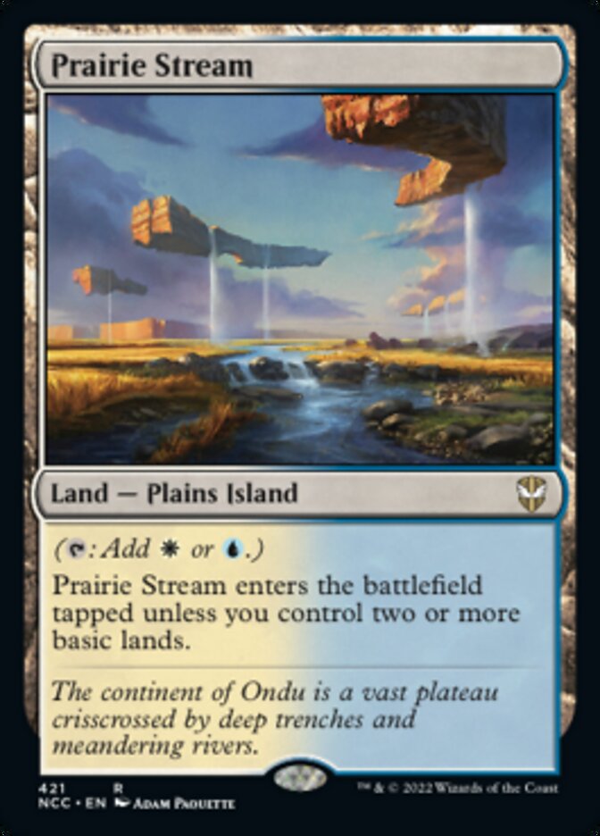 Prairie Stream [Streets of New Capenna Commander] Magic: The Gathering