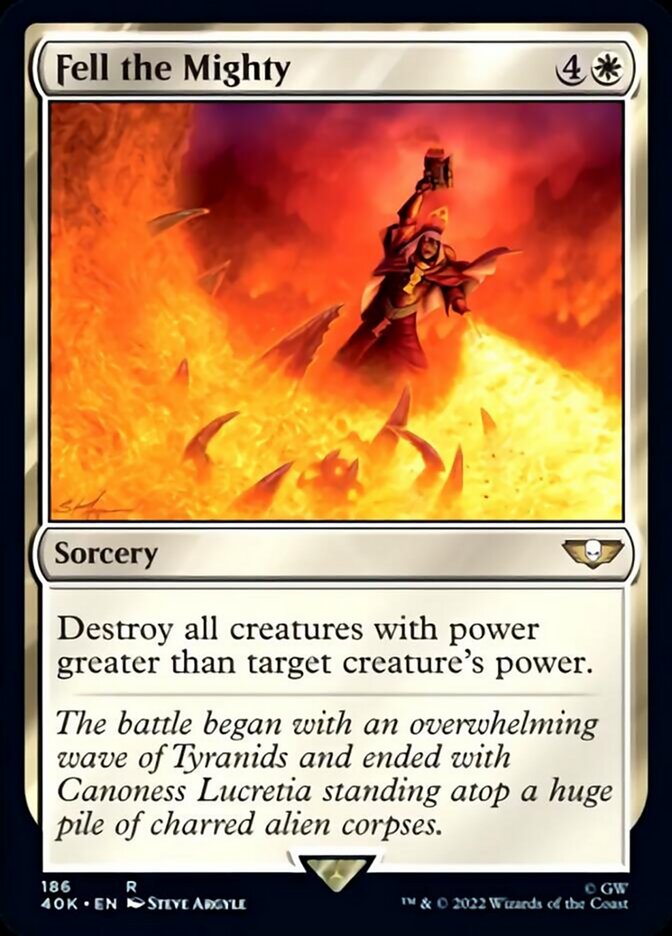 Fell the Mighty [Warhammer 40,000] Magic: The Gathering