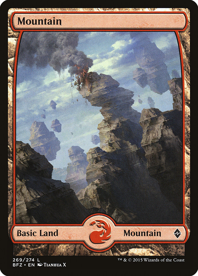 Mountain (269) [Battle for Zendikar] Magic: The Gathering