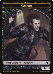 Vampire // Zombie Double-Sided Token [Commander 2017 Tokens] Magic: The Gathering