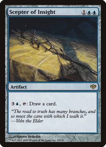 Scepter of Insight [Conflux] Magic: The Gathering
