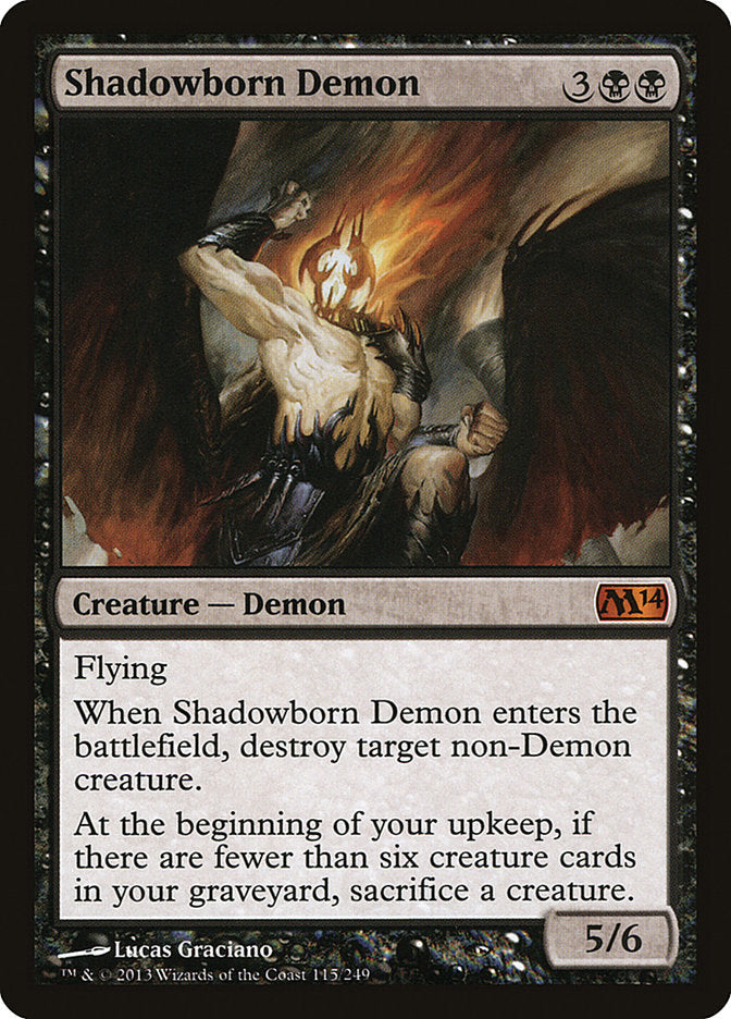 Shadowborn Demon [Magic 2014] Magic: The Gathering