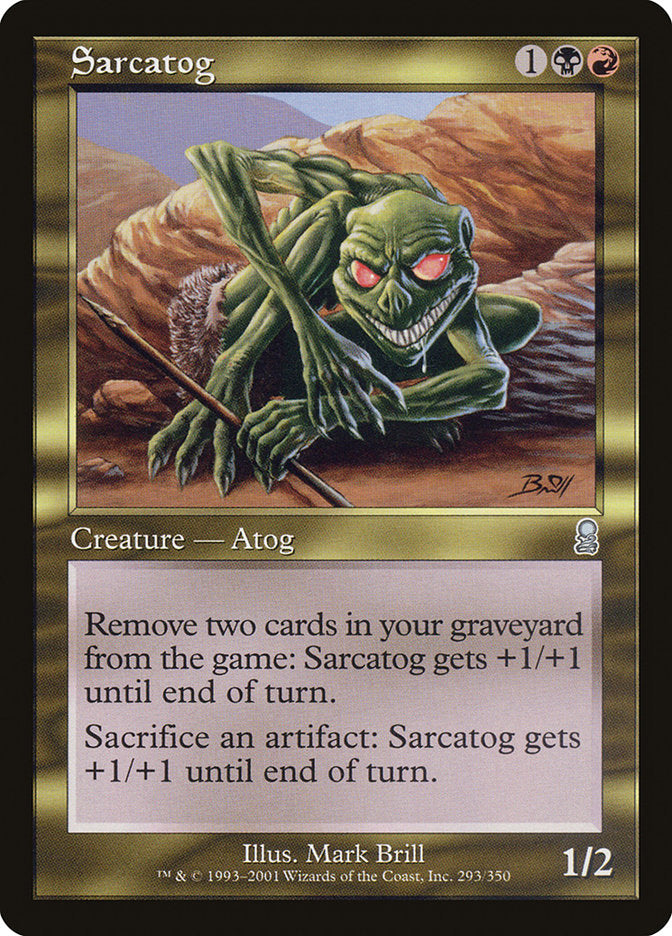 Sarcatog [Odyssey] Magic: The Gathering