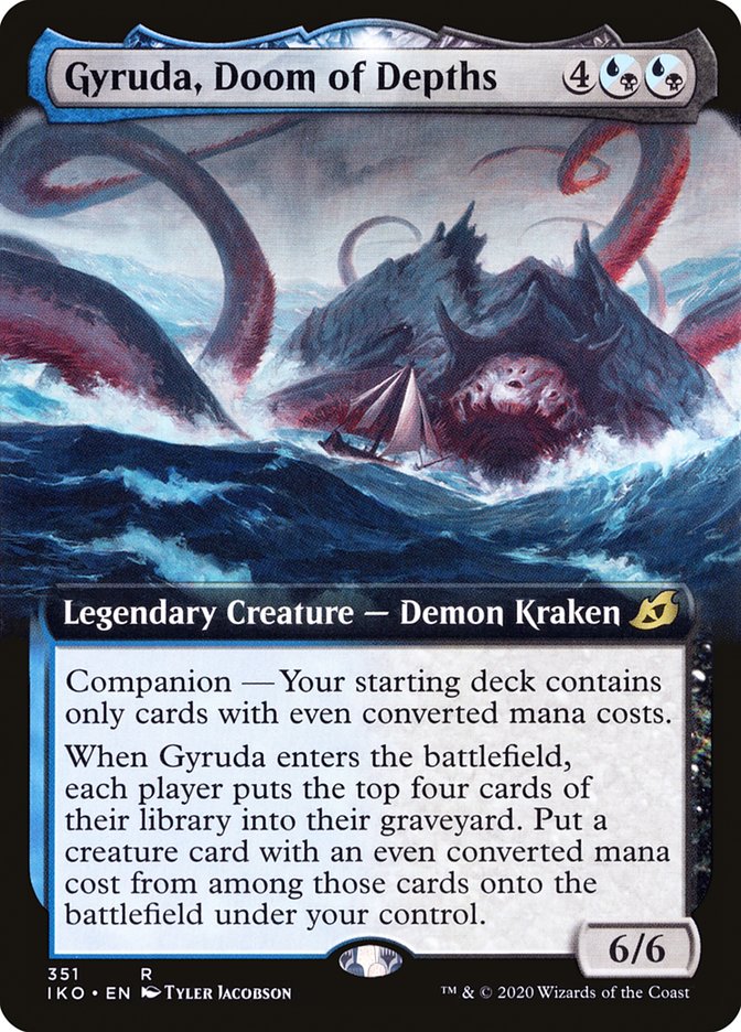 Gyruda, Doom of Depths (Extended Art) [Ikoria: Lair of Behemoths] Magic: The Gathering