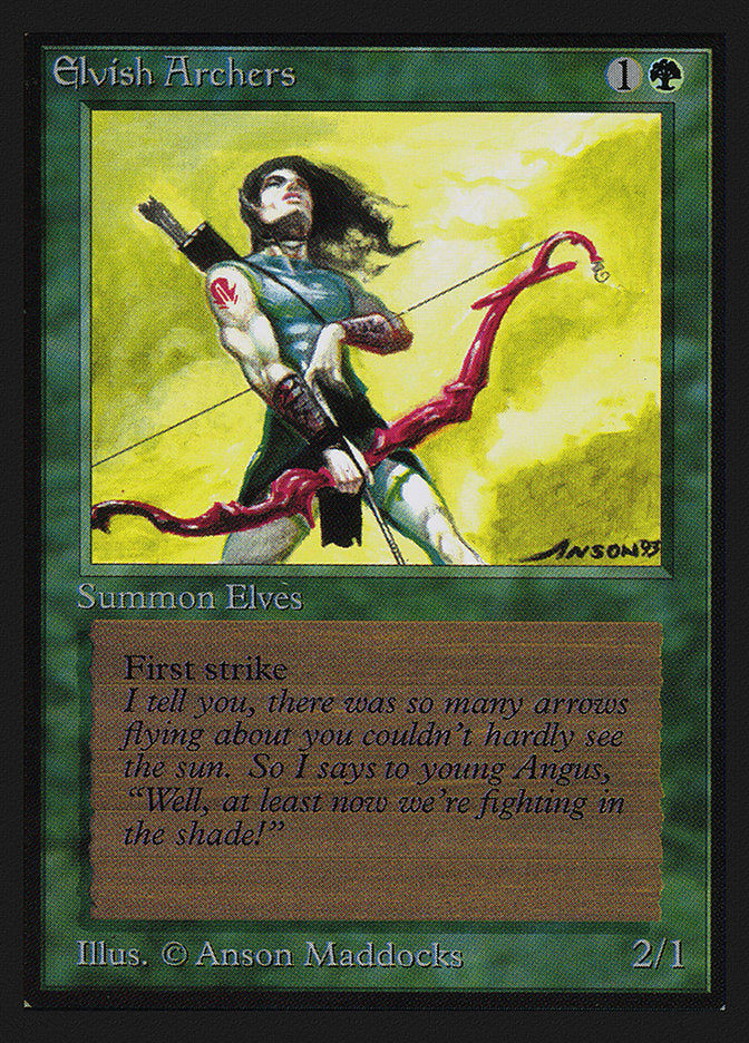 Elvish Archers [International Collectors' Edition] Magic: The Gathering