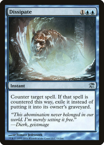 Dissipate [Innistrad] Magic: The Gathering