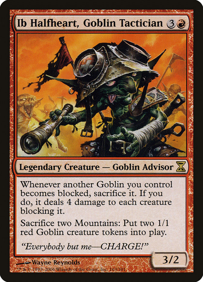 Ib Halfheart, Goblin Tactician [Time Spiral] Magic: The Gathering