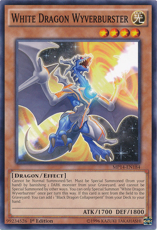 White Dragon Wyverburster [MP14-EN184] Common Yu-Gi-Oh!