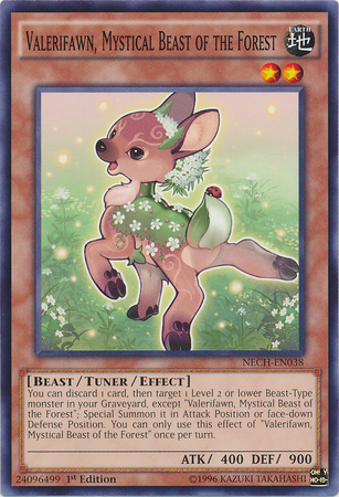 Valerifawn, Mystical Beast of the Forest [NECH-EN038] Common Yu-Gi-Oh!