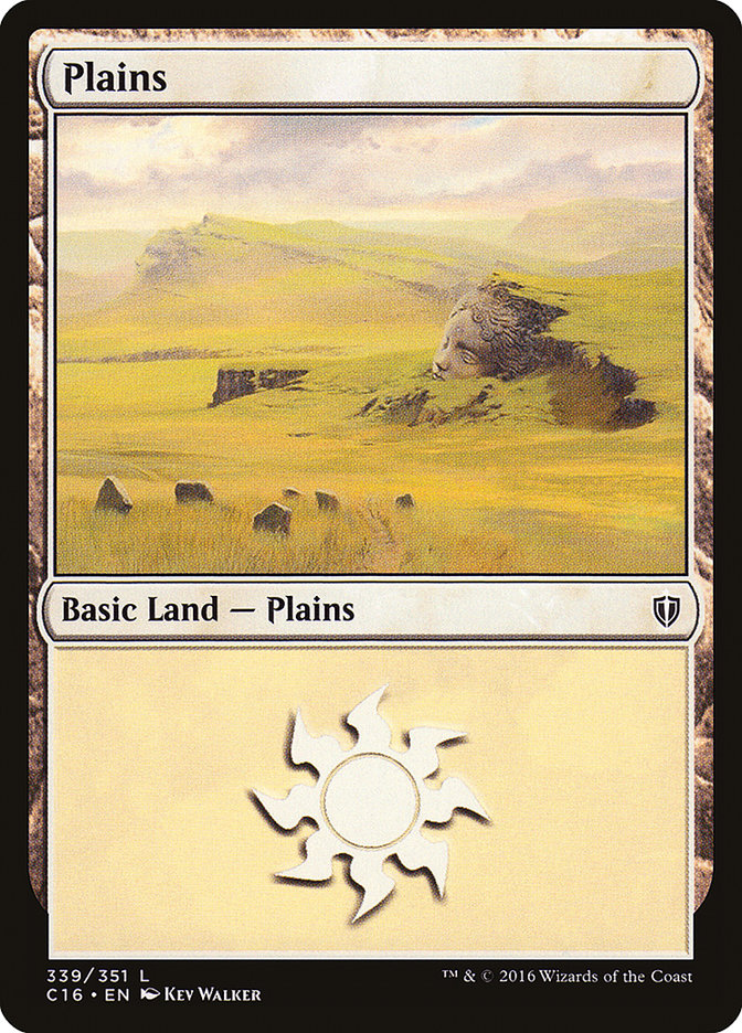 Plains (339) [Commander 2016] Magic: The Gathering