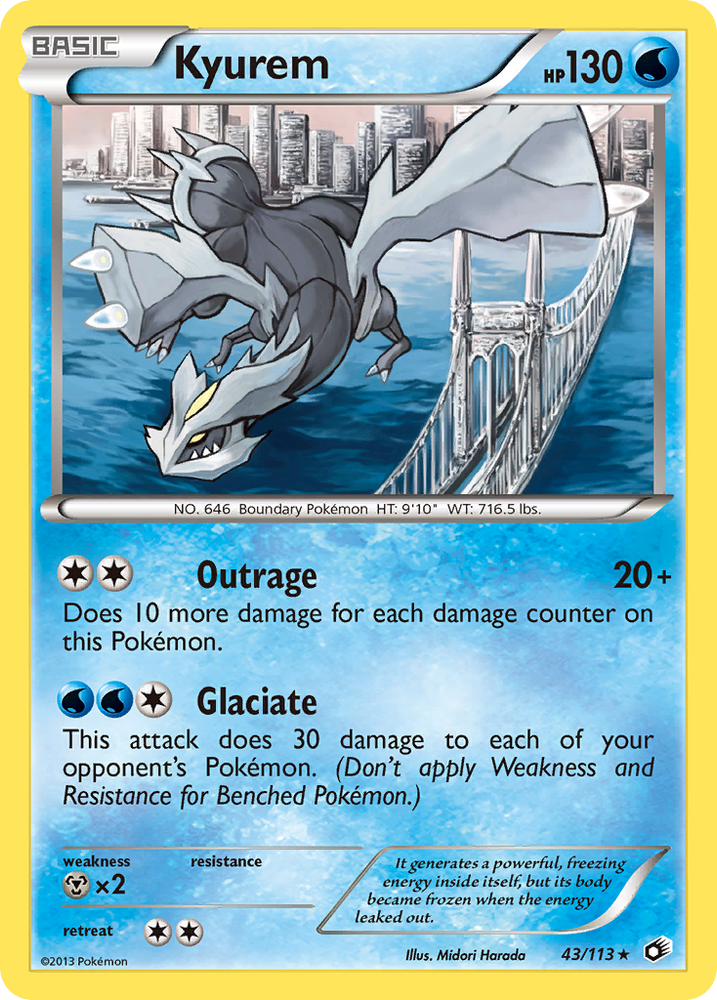 Kyurem (43/113) (Theme Deck Exclusive) [Black & White: Legendary Treasures] Pokémon
