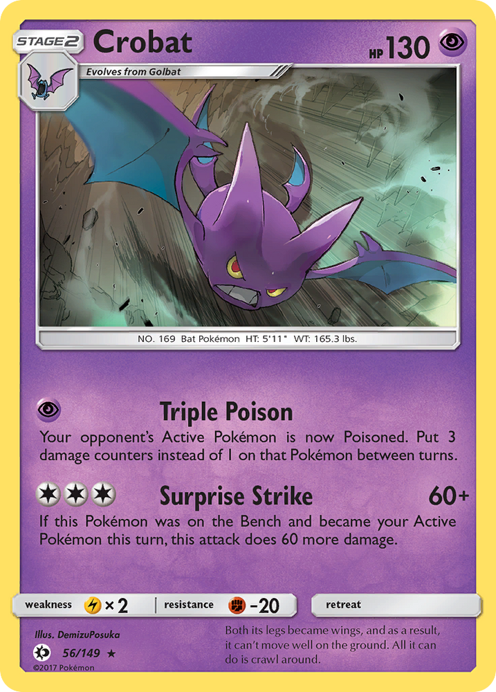 Crobat (56/149) [Sun & Moon: Base Set] Pokémon