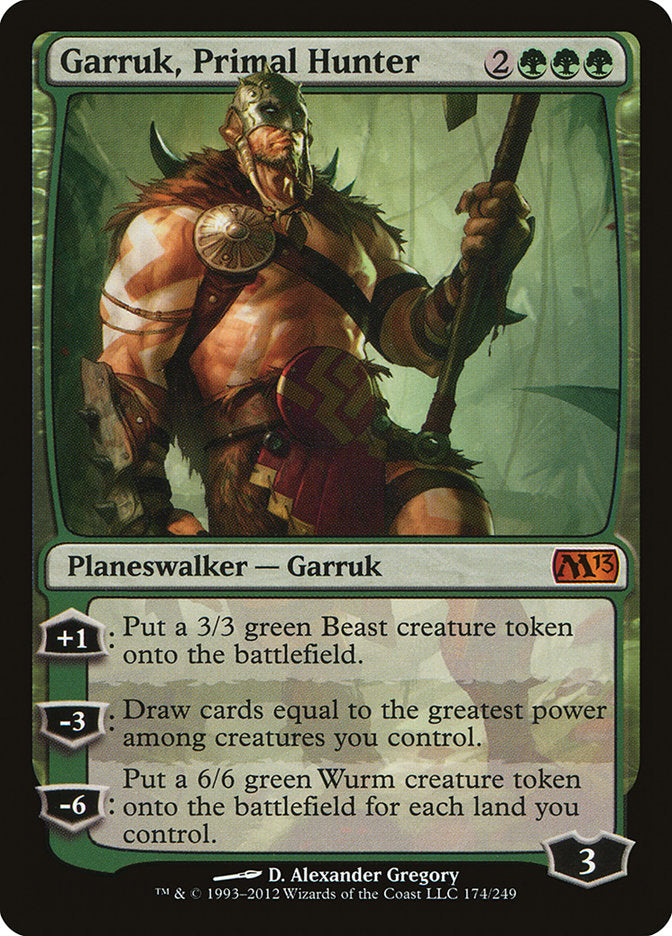 Garruk, Primal Hunter [Magic 2013] Magic: The Gathering
