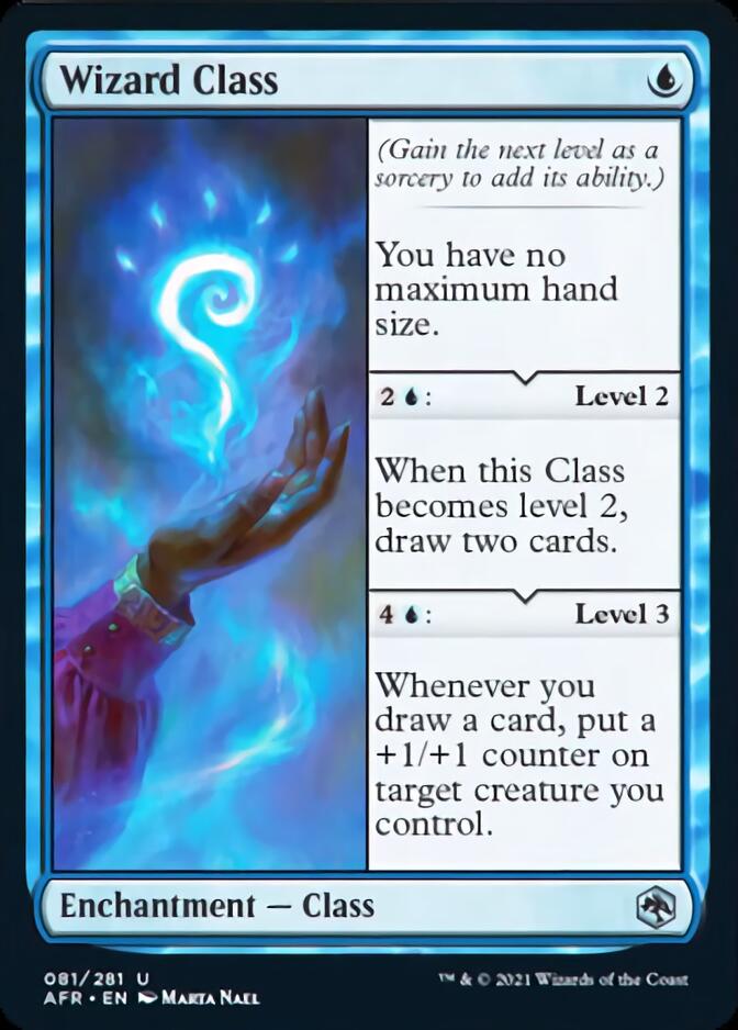 Wizard Class [Dungeons & Dragons: Adventures in the Forgotten Realms] Magic: The Gathering