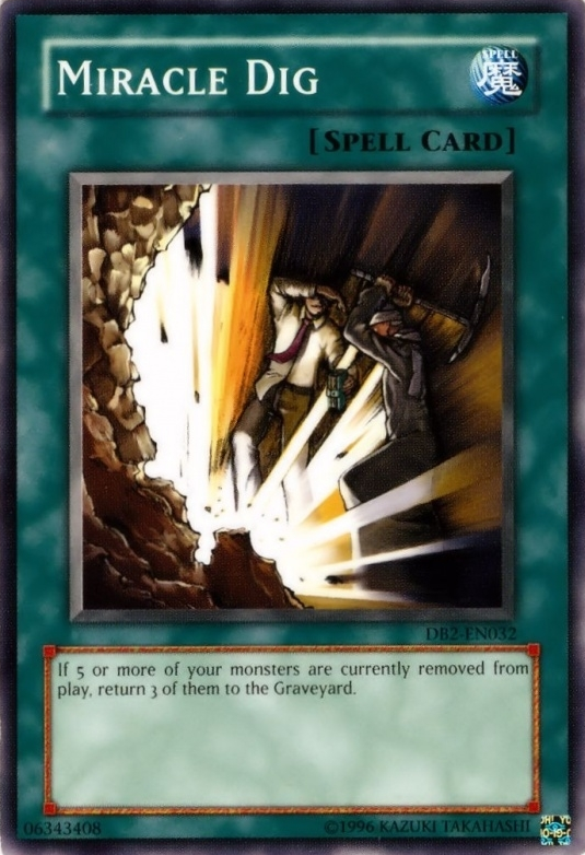 Miracle Dig [DB2-EN032] Common Yu-Gi-Oh!