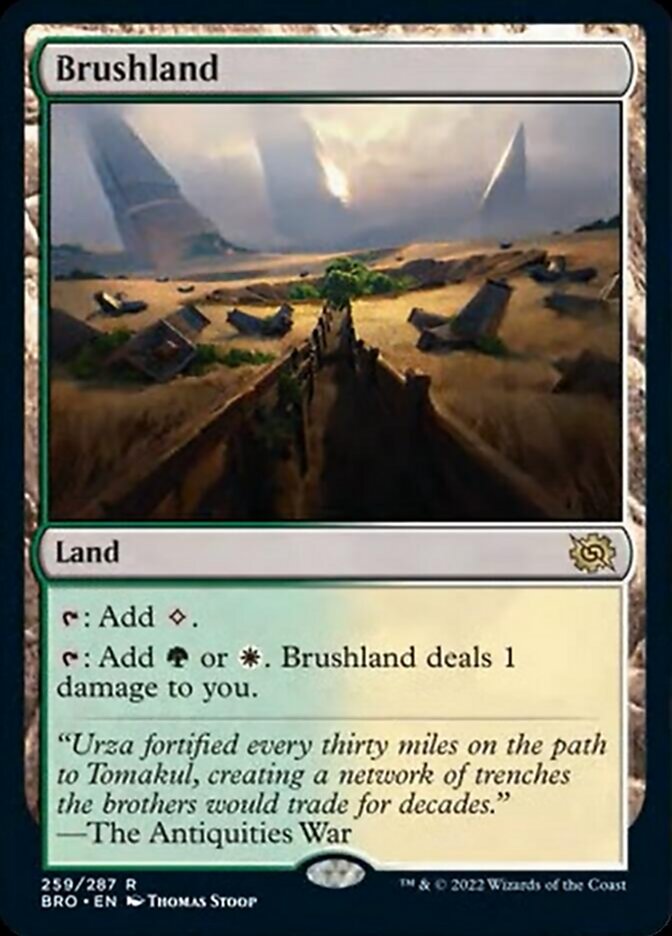 Brushland [The Brothers' War] Magic: The Gathering