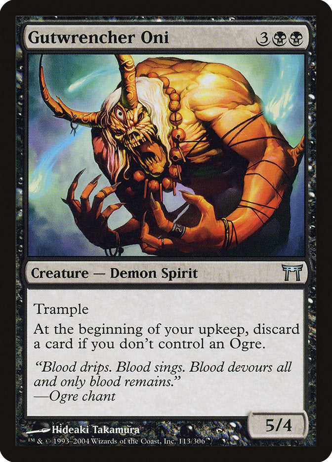 Gutwrencher Oni [Champions of Kamigawa] Magic: The Gathering