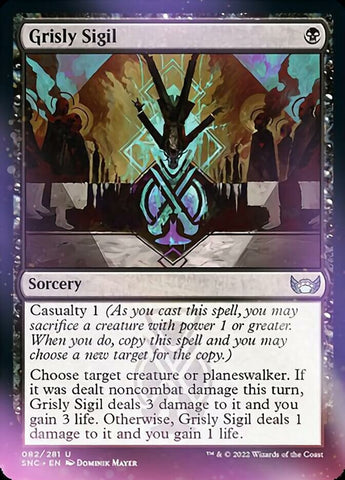 Grisly Sigil [Streets of New Capenna] Magic: The Gathering