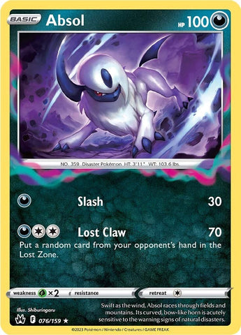 Absol (076/159) [Sword & Shield: Crown Zenith] Pokémon