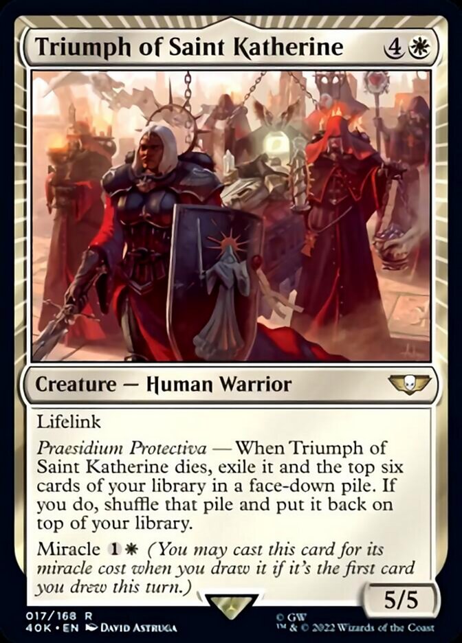 Triumph of Saint Katherine [Warhammer 40,000] Magic: The Gathering