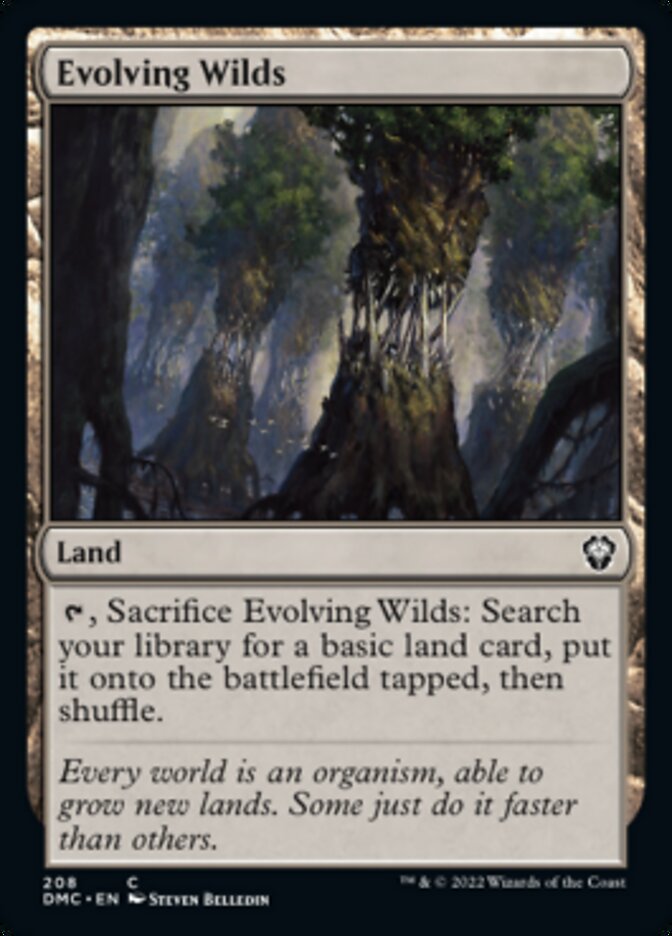 Evolving Wilds [Dominaria United Commander] Magic: The Gathering